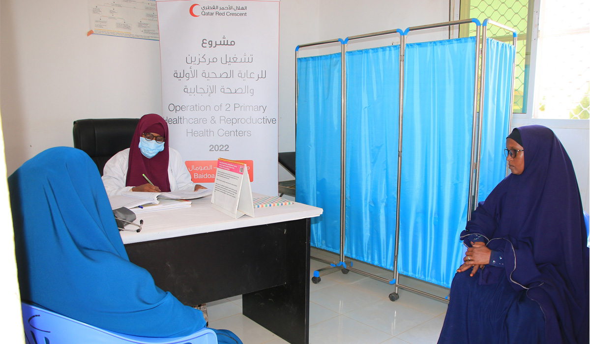 QRCS Supports Primary Health Care, Reproductive Health Services in Somalia